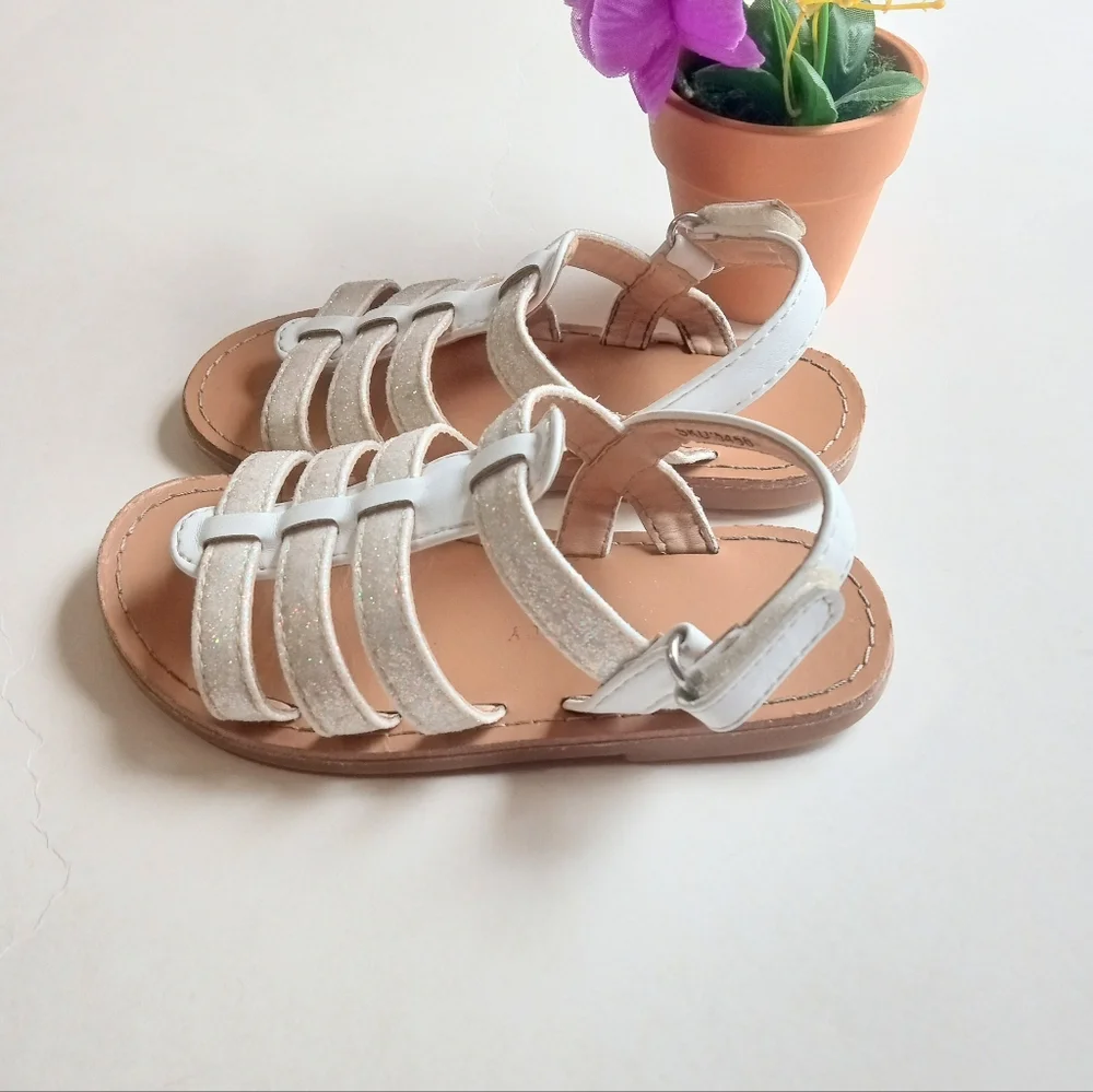 Gladiator Sparkle Little Girls Sandals